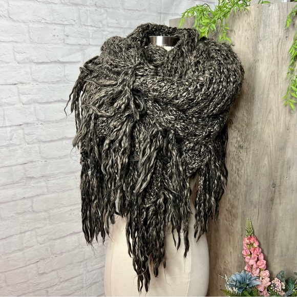 Free People Wool Shawl Wrap - Picture 5 of 14